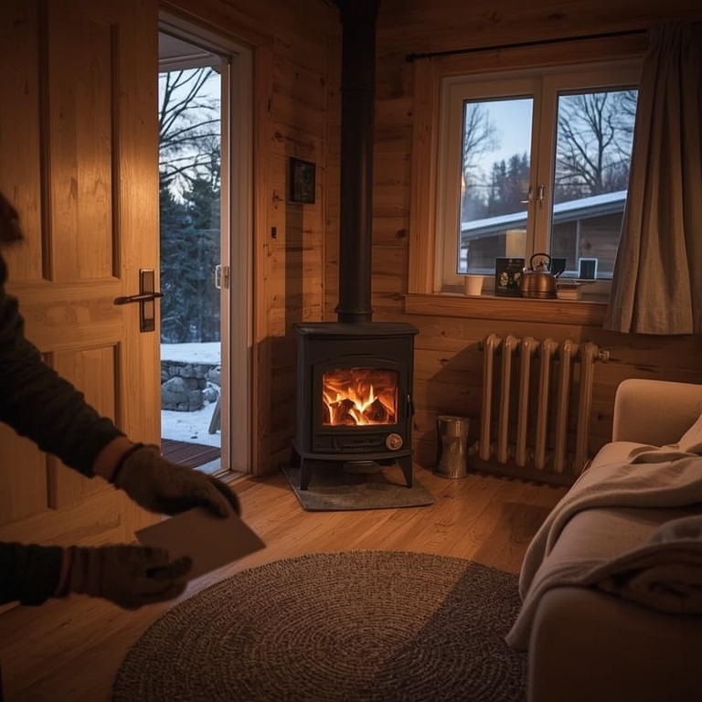 Utrzymanie 18 °C w domku letniskowym przy temperaturach wokół zera